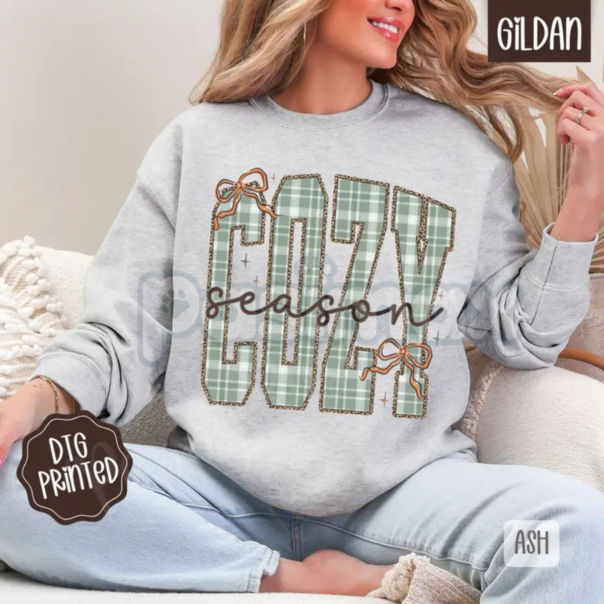 Plaid Cozy Sweatshirt