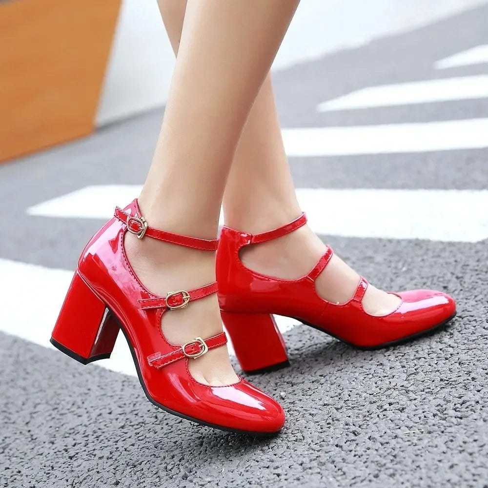 Thick Block High Heel