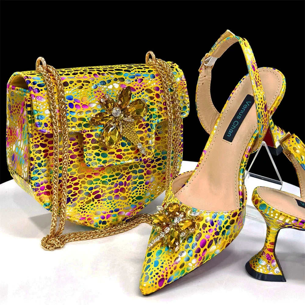 Italian Style Shoes And Bag Sets ED1990