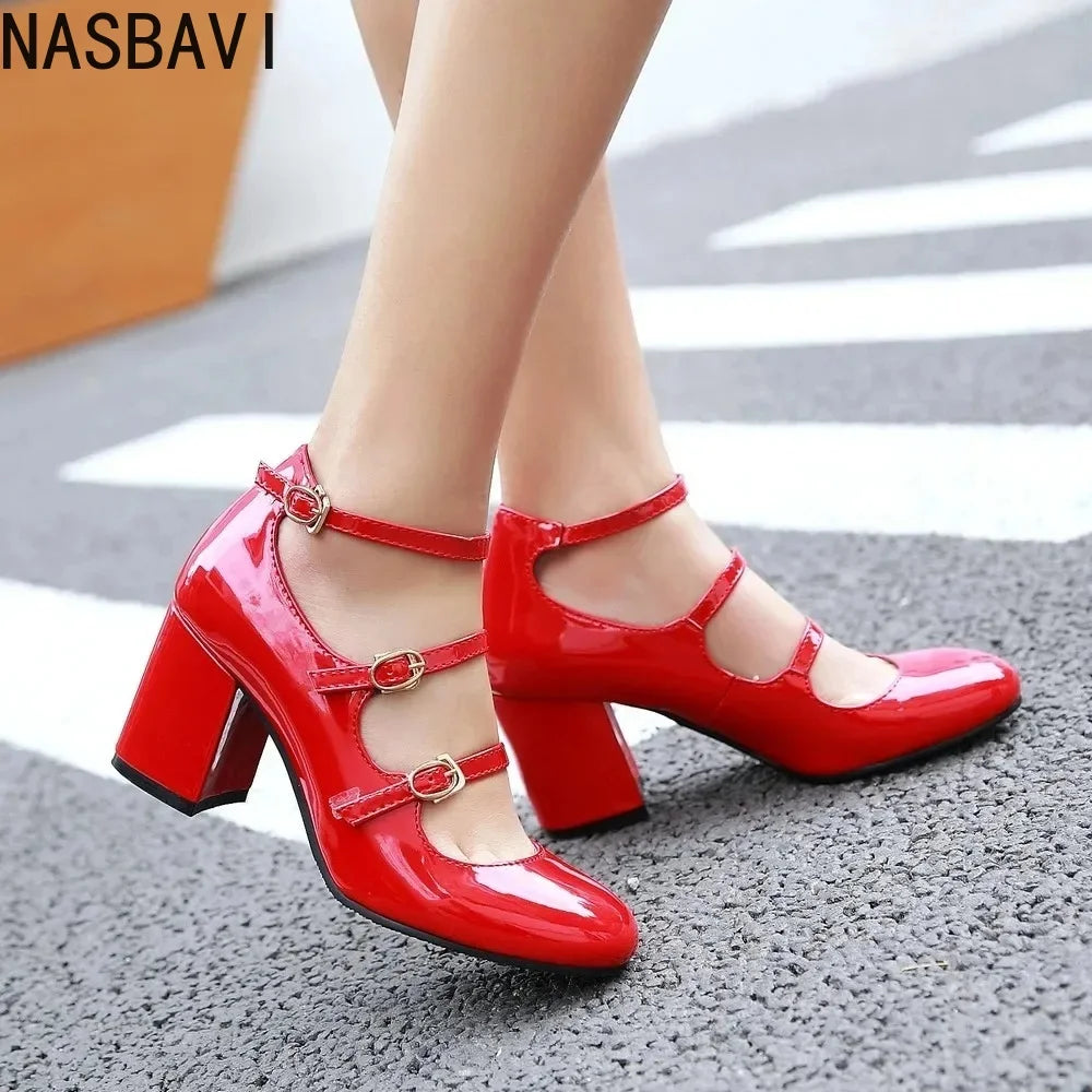 Thick Block High Heel