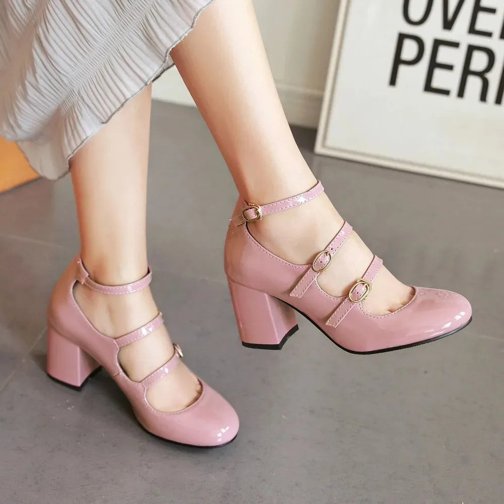 Thick Block High Heel