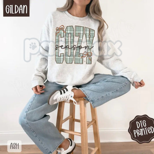 Plaid Cozy Sweatshirt