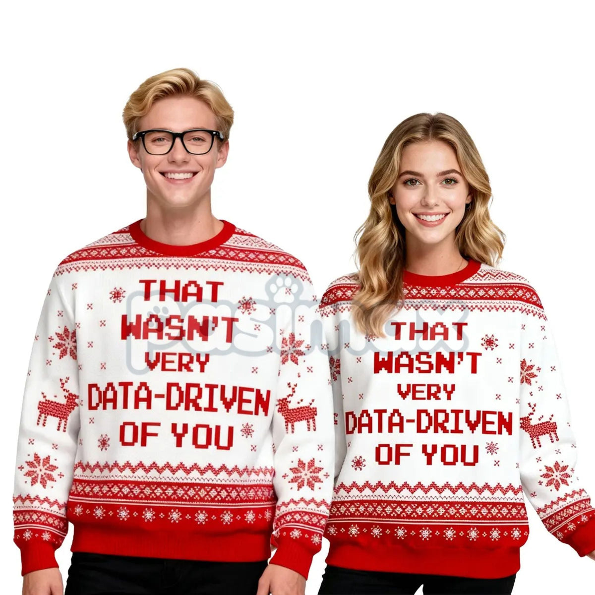 Classic Geek Style Ugly Christmas Sweater