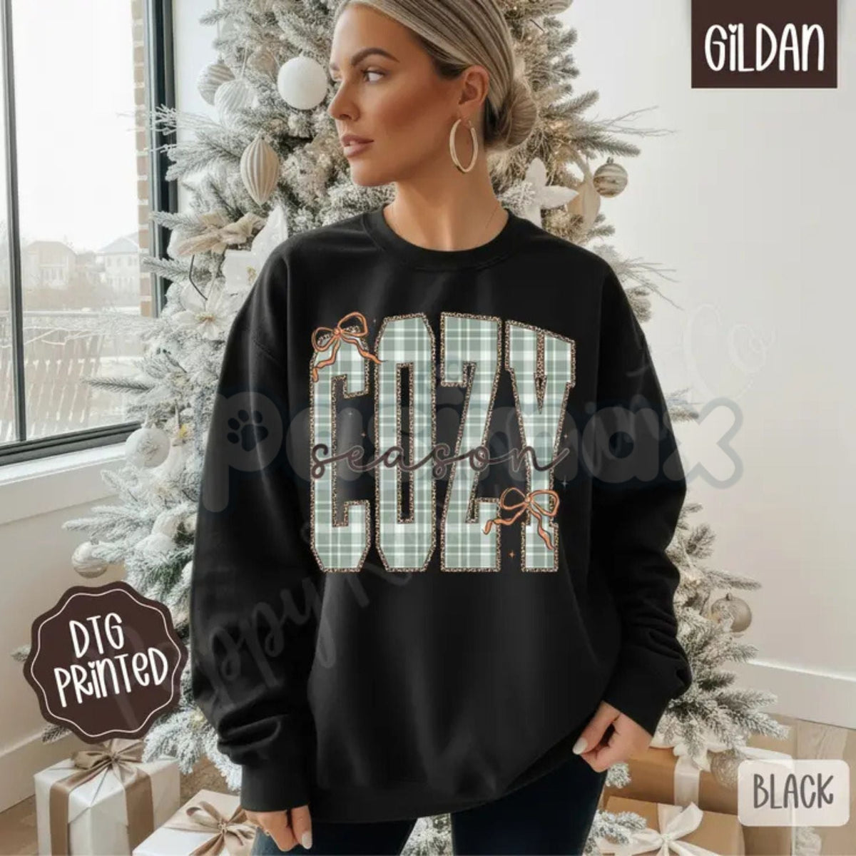 Plaid Cozy Sweatshirt