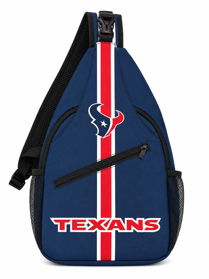 Houston Texans Navy Sling Bag | Adjustable Football Crossbody Bag
