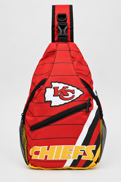Kansas City Chiefs Red Sling Bag | Adjustable Football Crossbody Bag
