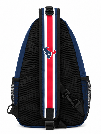 Houston Texans Navy Sling Bag | Adjustable Football Crossbody Bag