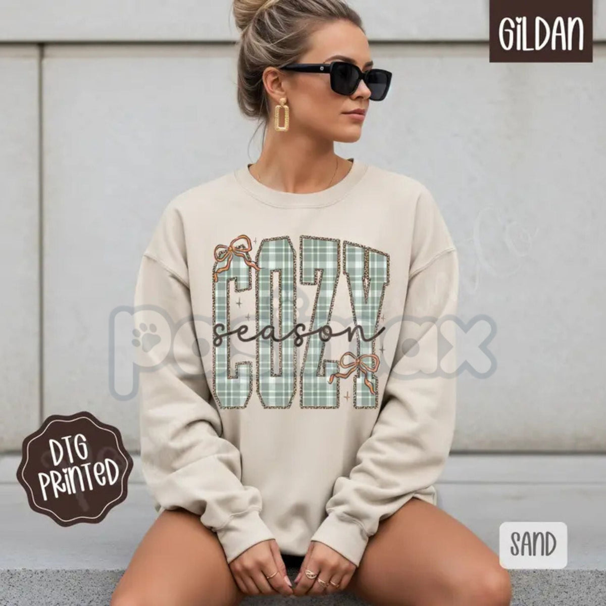 Plaid Cozy Sweatshirt