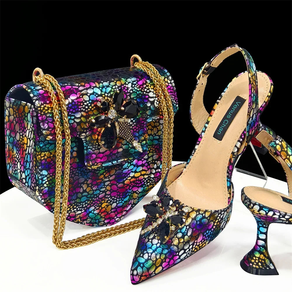 Italian Style Shoes And Bag Sets ED1990