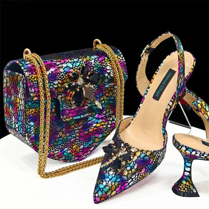 Italian Style Shoes And Bag Sets ED1990