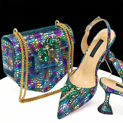 Italian Style Shoes And Bag Sets ED1990
