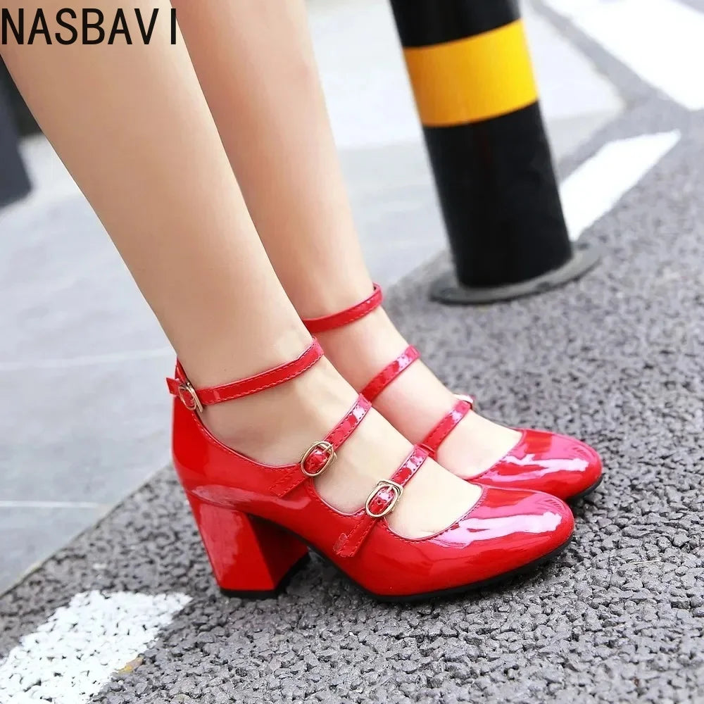 Thick Block High Heel