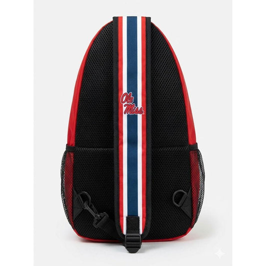 Ole Miss Rebels Red Sling Bag | Adjustable College Crossbody Bag