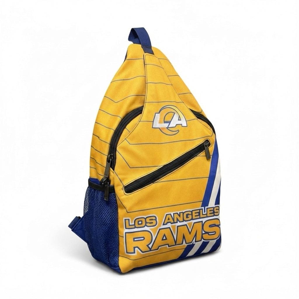 Los Angeles Rams Yellow Sling Bag | Adjustable Football Crossbody Bag