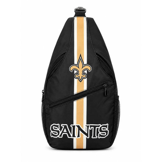New Orleans Saints Sling Bag | NFL Game Day Crossbody Bag